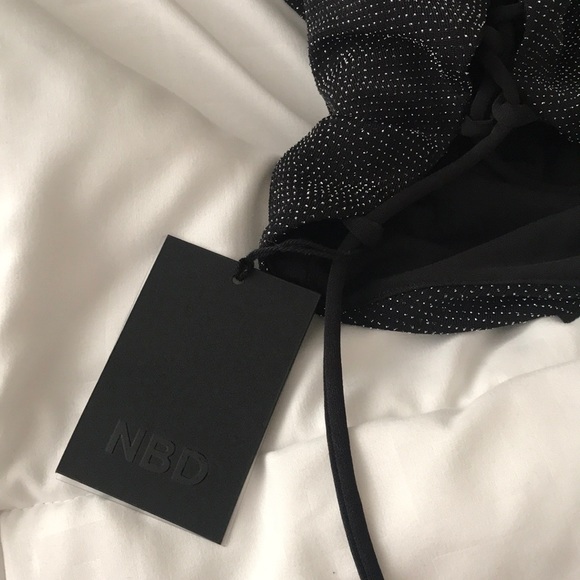 Black knit NBD dresss. - Picture 4 of 4